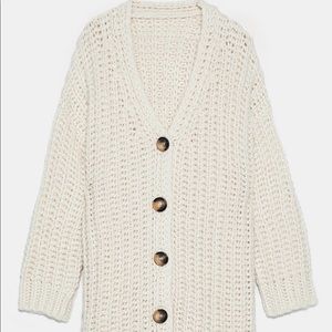 Zara Chunky Knit Cardigan